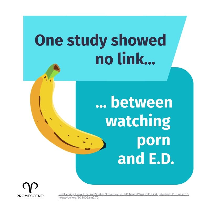 illustration suggestion a study that shows porn induced Ed is not real