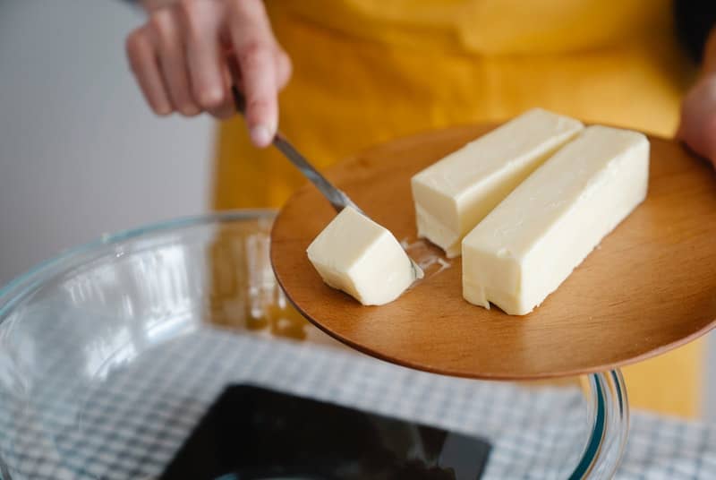 Butter on cutting board should not be used as lube alternative