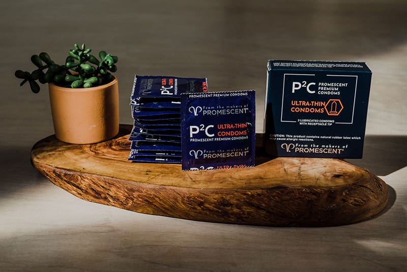 Premium condoms from Promescent to have sex every day