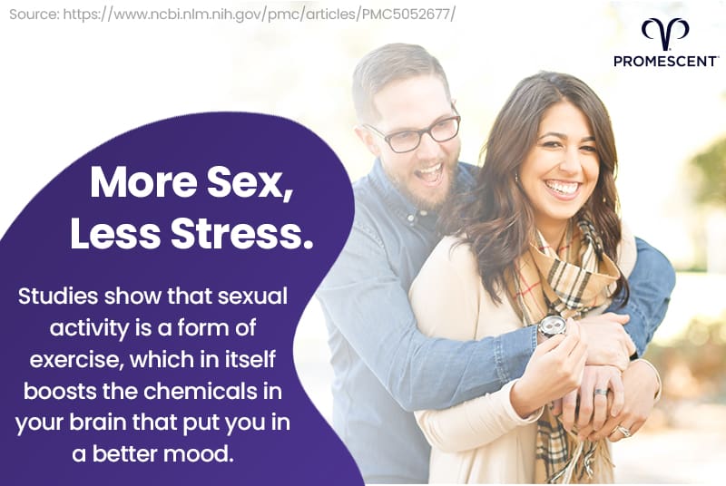 Studies show having sex every day can reduce stress