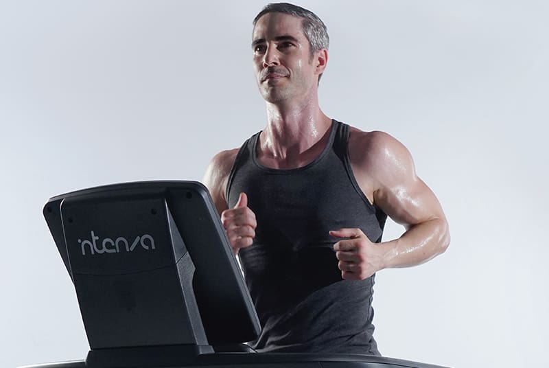 Man exercising instead of using Spanish fly