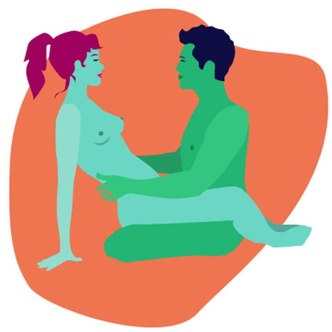 Face to face sex position to make sex last longer