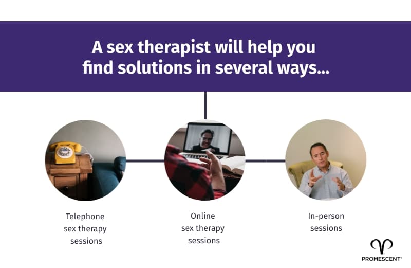 Find solutions with a sex therapist