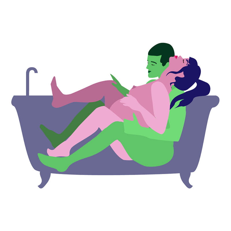 Sex during pregnancy - floating sex position