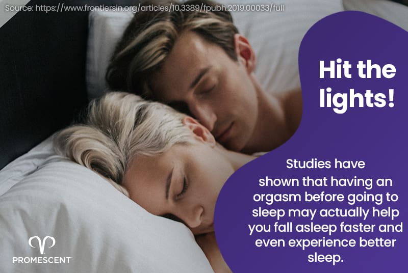 Having sex daily can help you sleep better.