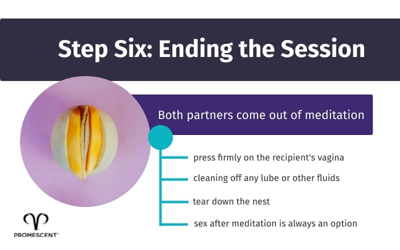 How to end orgasmic meditation session