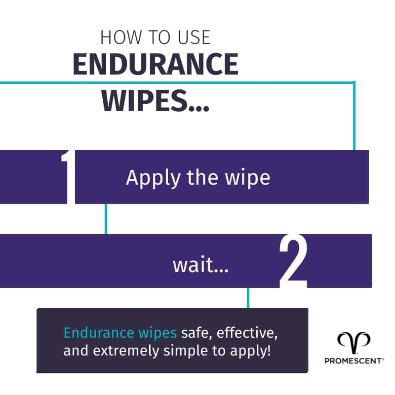 Instructions how to use endurance wipes