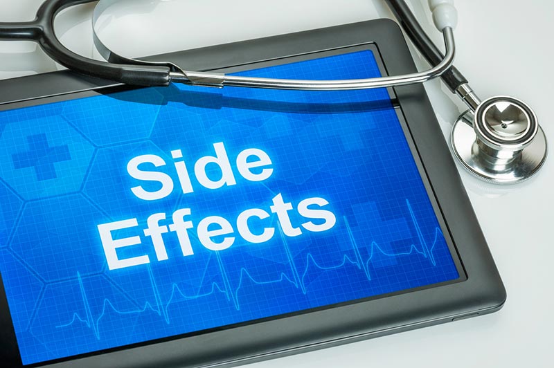 Potential side effects of using Rex MD performance wipes