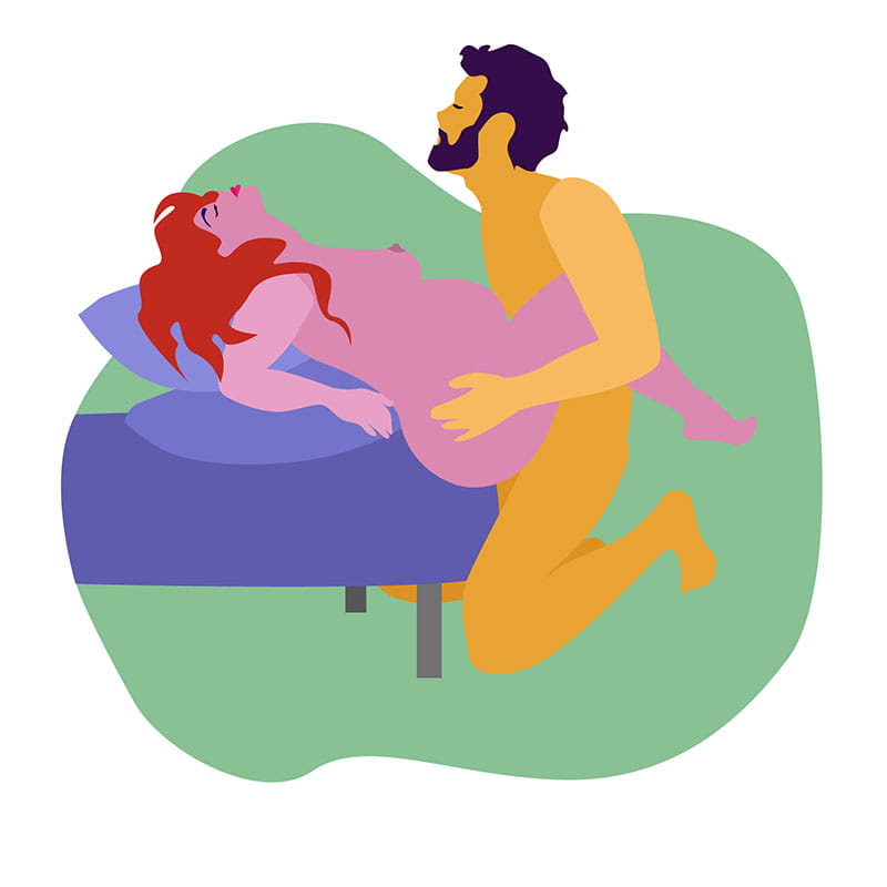 Seated sex during pregnancy