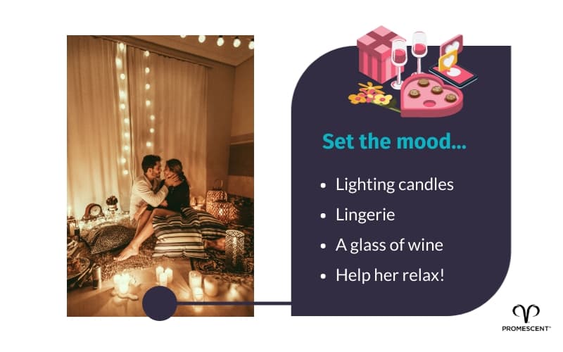 Setting the mood to help achieve orgasm