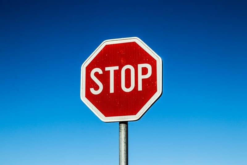 The start stop method being represented by stop sign