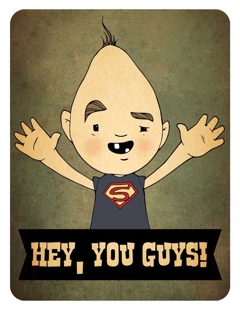 Hey You Guys Sloth From The Goonies Greeting Card Kellsworth Ink