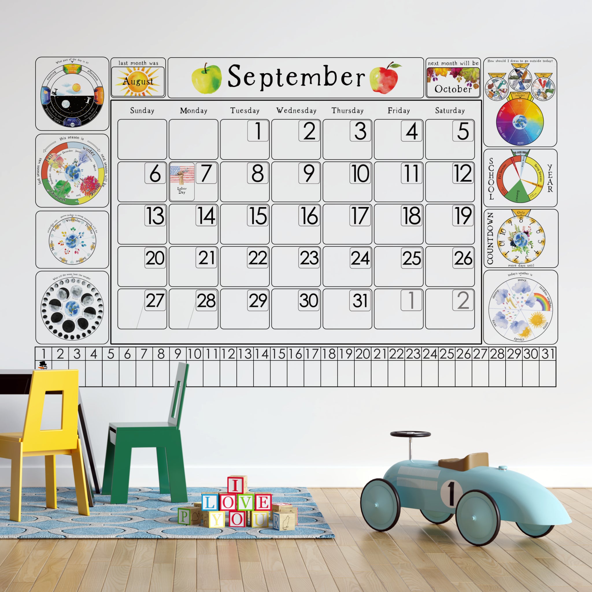 Circle Time Calendar Materials Set MEGABUNDLE! – Luftmensch