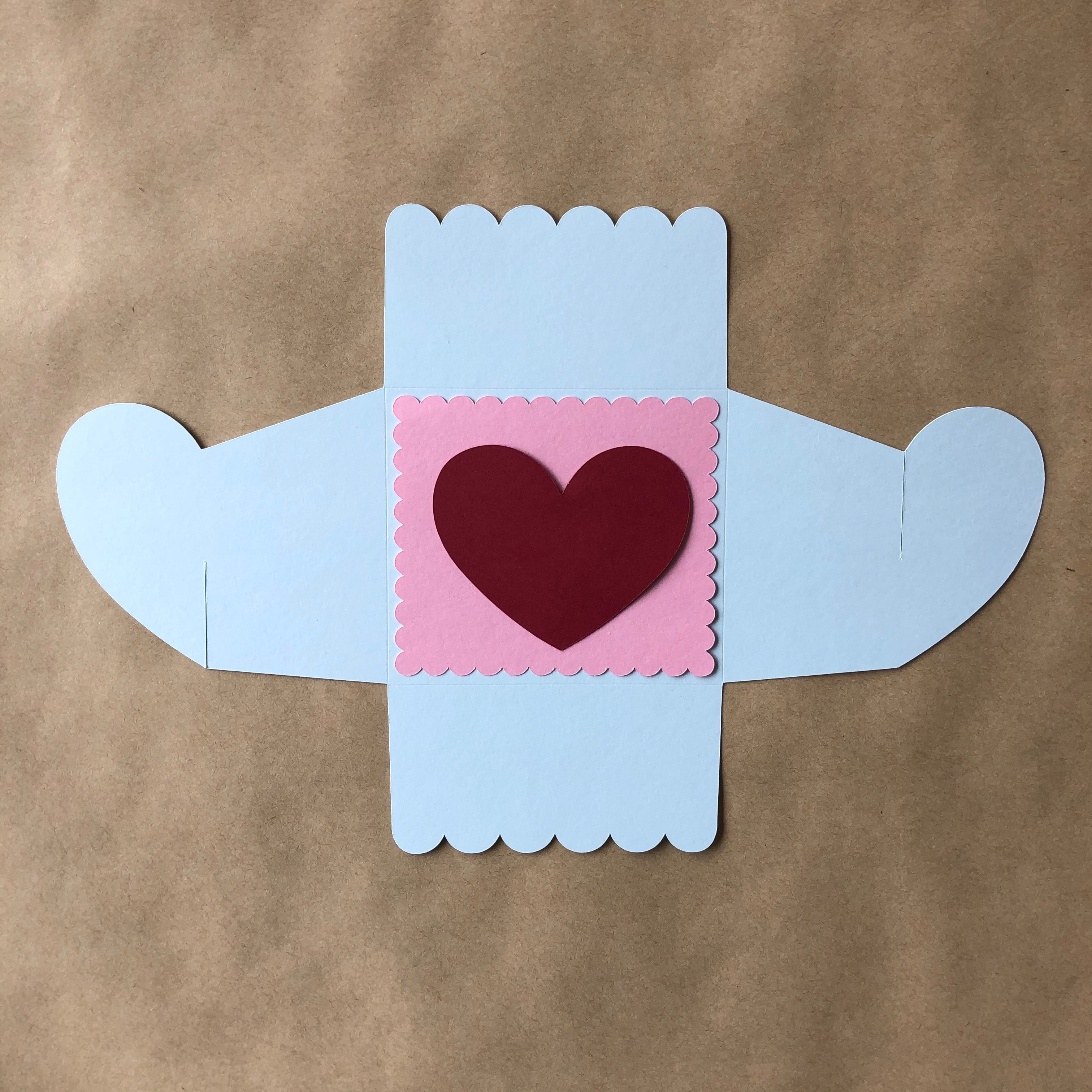 Download Valentine Heart Envelope Craft SVG - Luftmensch Designs