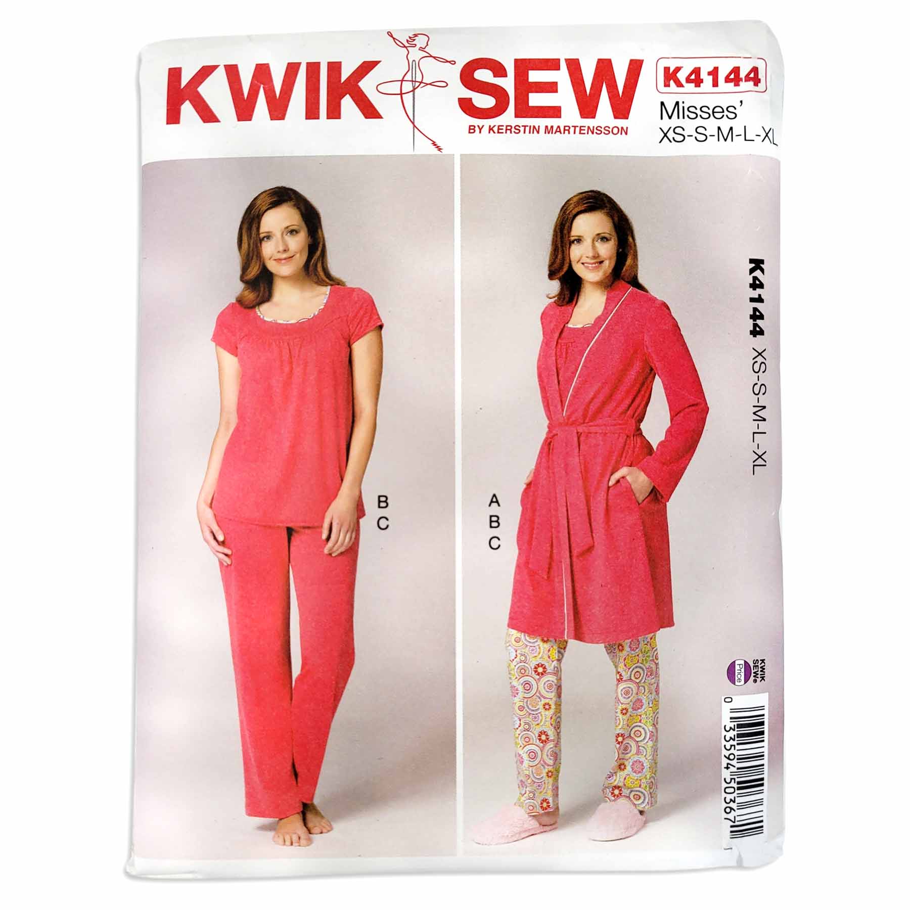 Kwik-Sew Misses' Robe, Belt, Top, and PJ Pants Pattern K4144 — Quilt ...