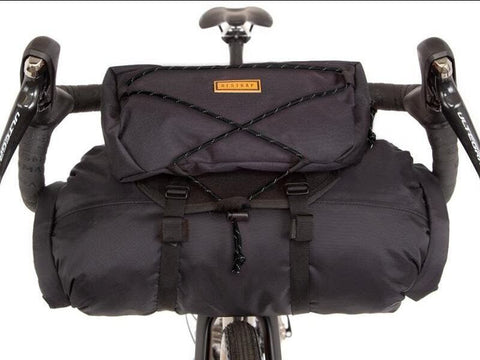 Restrap handlebar bag on a bike