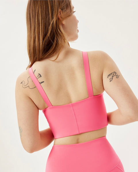 Heat RIB Tommy Cropped Bra — Girlfriend Collective