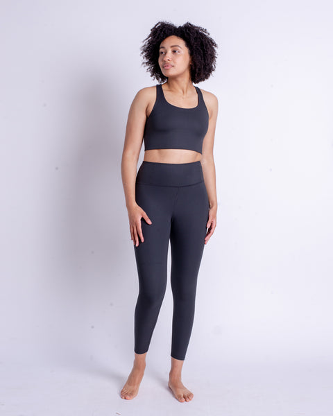 Black RIB Devon Compressive Cami — Girlfriend Collective