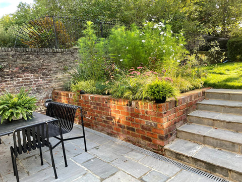 Reclaimed Brick Garden Wall