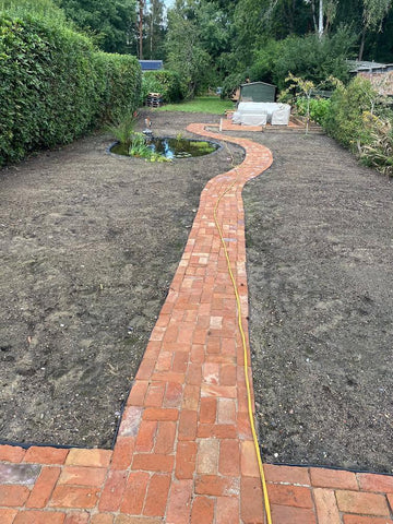 vintage vibe from paving bricks