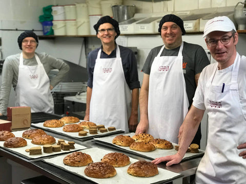 A baking class at Campbell's Bakery