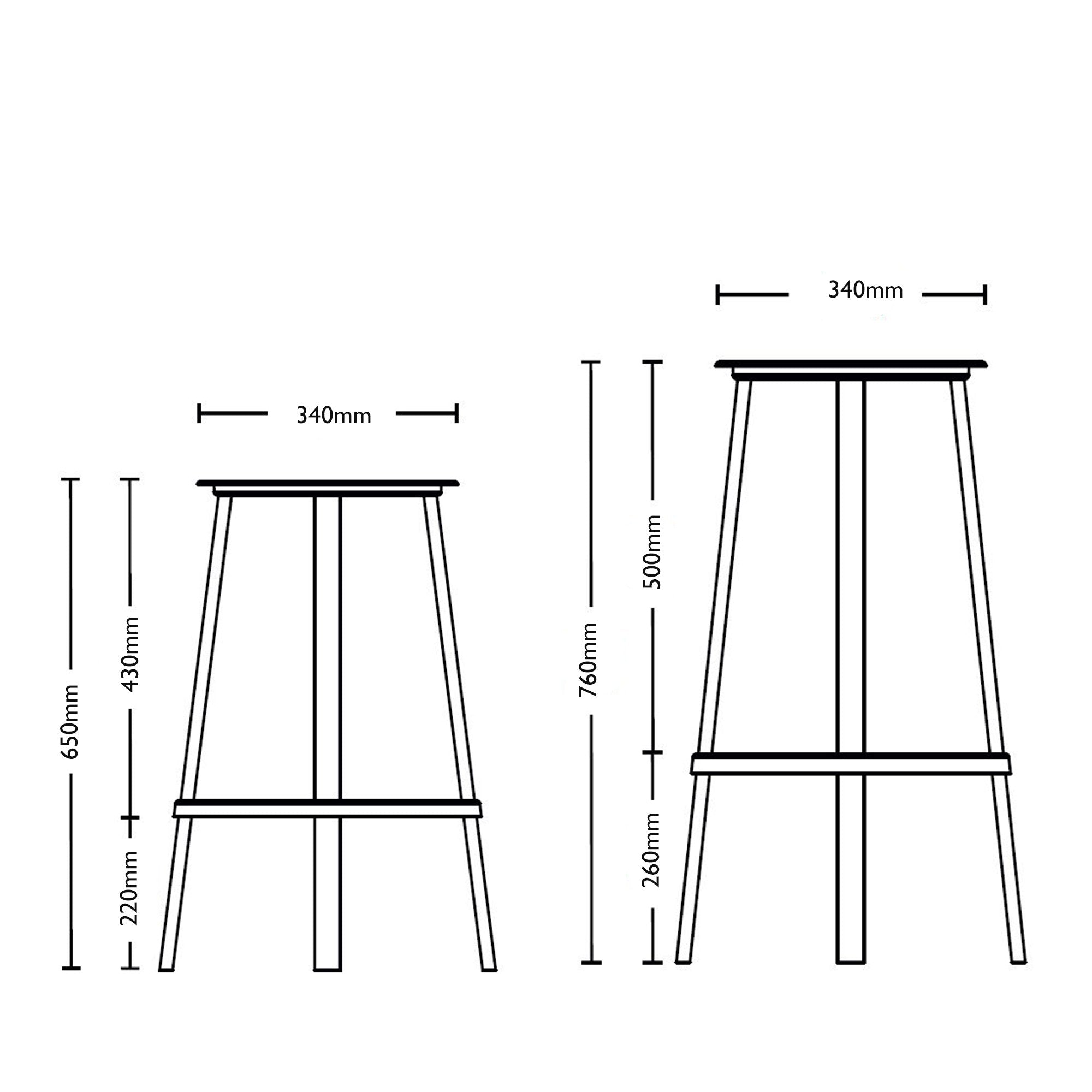 HAY Revolver Bar Stool Two Height Options evewaldron