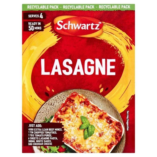 Schwartz Lasagne Recipe Mix Sachet – British Selections