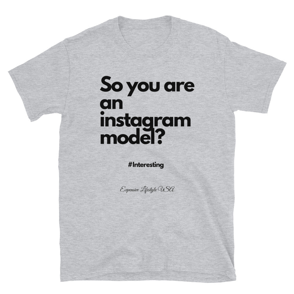 Instagram model tee