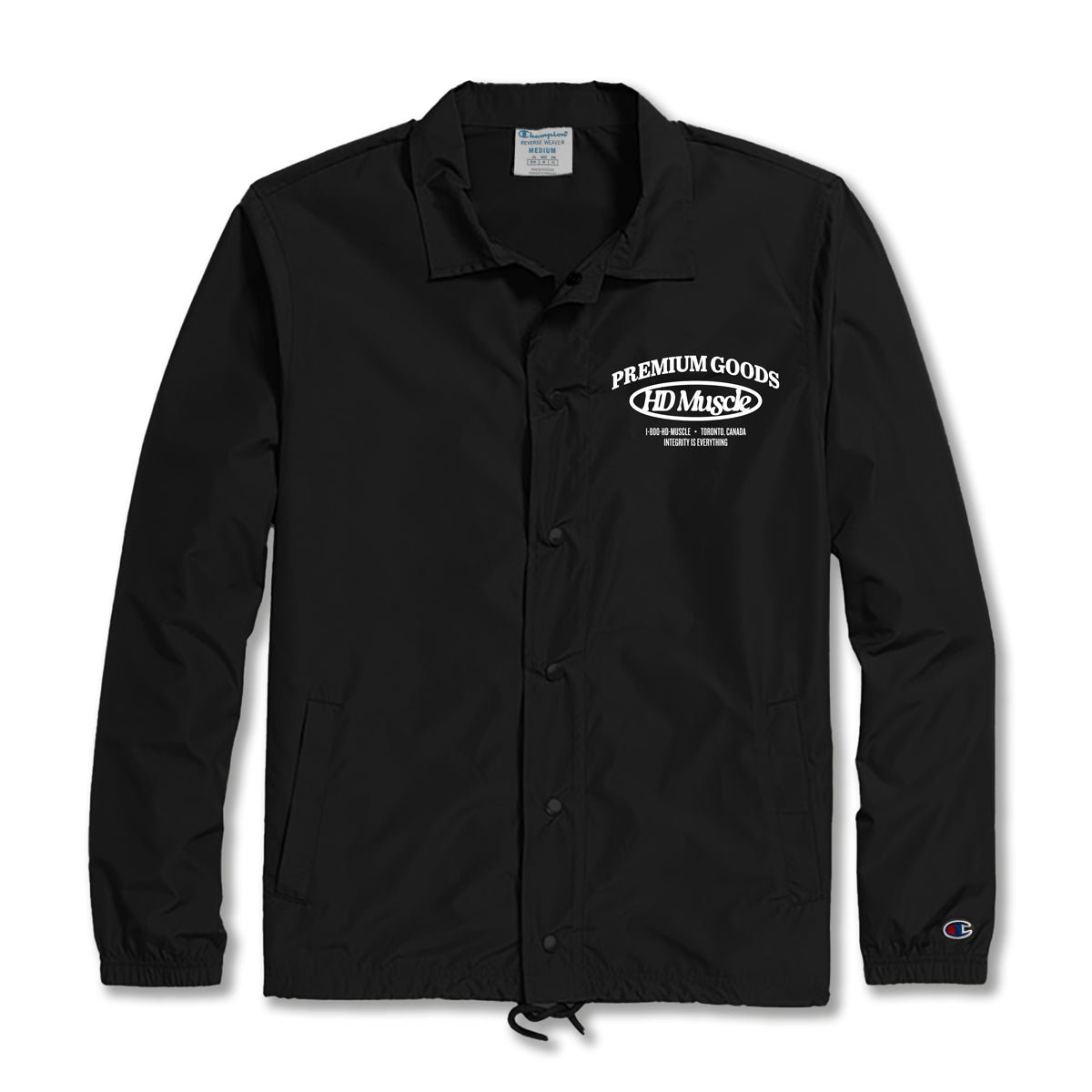 Premium Goods Coaches Jacket — Navy - HD MUSCLE