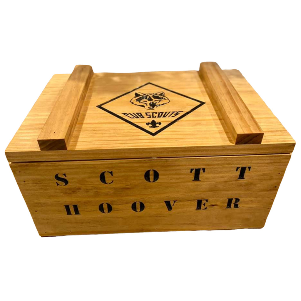 cub scout keepsake box