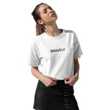 Women White Printed Casual T-Shirt