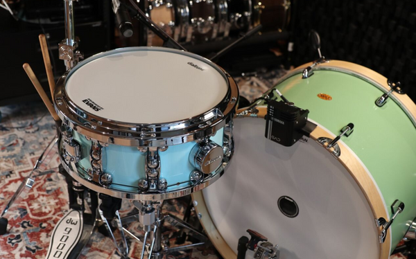 Seafoam Blue Dialtune snare drum