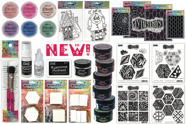 image showcasing new products by Dyan Reaveley Dylusions