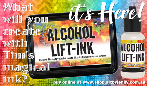 Just arrived - Tim Holtz Lift-Ink - be one of the first in Australia to use this magical ink