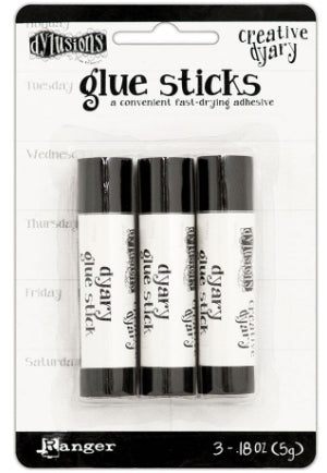 permanent clear adhesive in a triangular shape glue stick