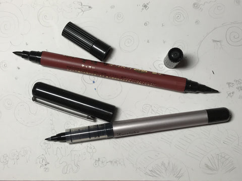 photo of Kuretake brush pens