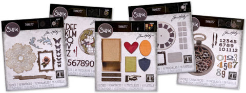 Tim Holtz Sizzix From the Vault Thinlits released April 2024