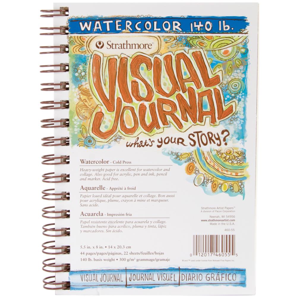 strathmore watercolor travel journal yellow