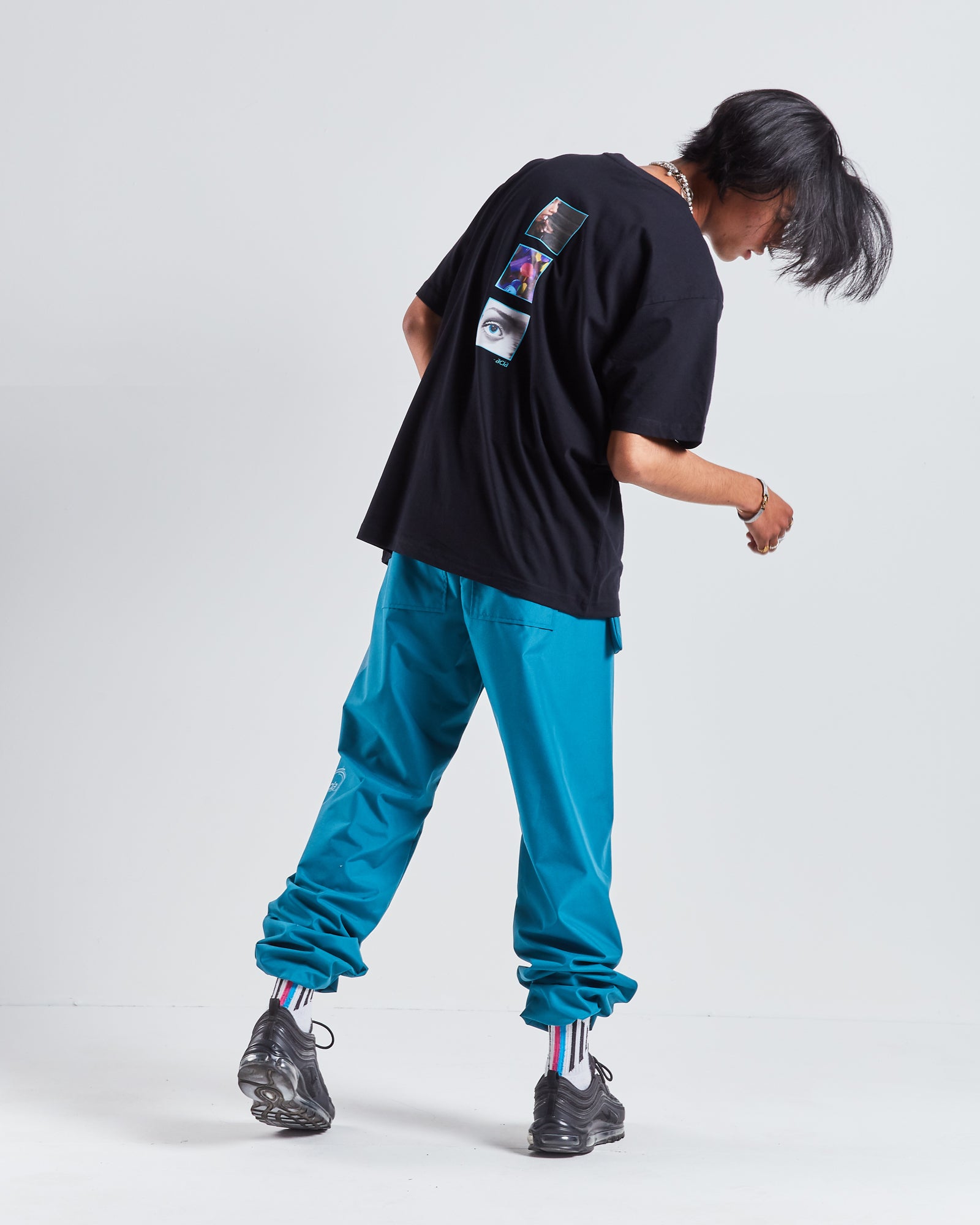 acia studio HAUS Party Track Pants - Petrol