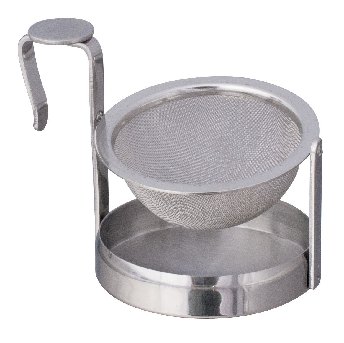 Stainless Steel Rotating Tea Strainer With Drip Holder Singapore