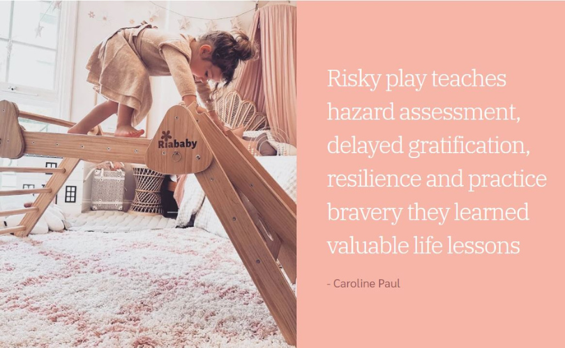 Risky play is very important to kids' development