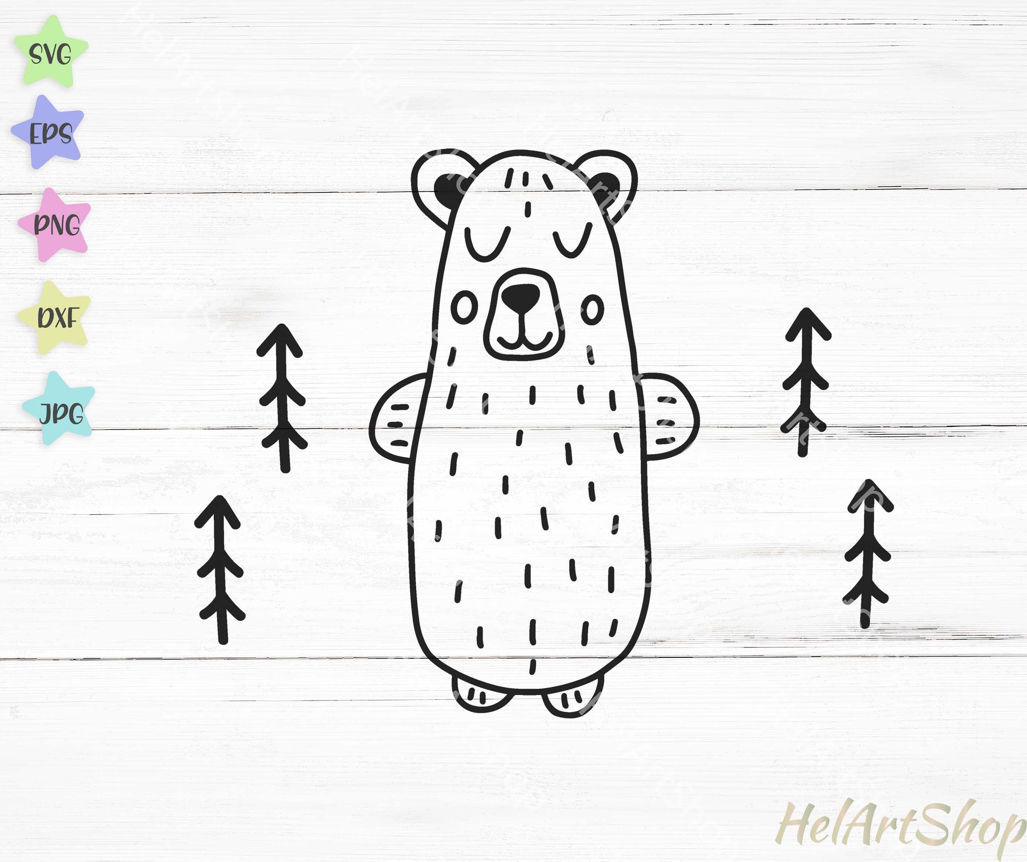 Download Baby Bear Svg Woodland Svg