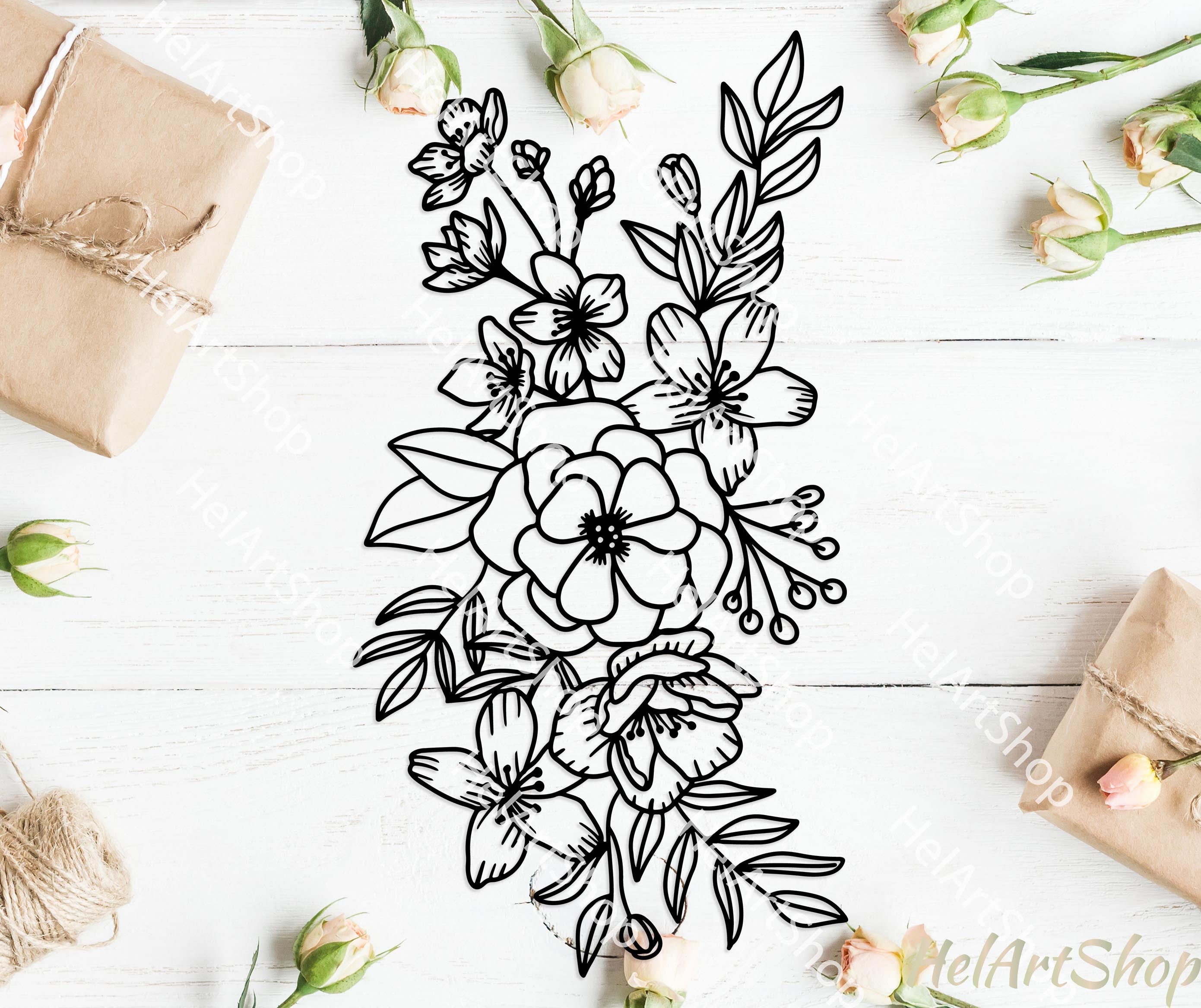 Free Free 77 Boho Flower Bouquet Svg SVG PNG EPS DXF File