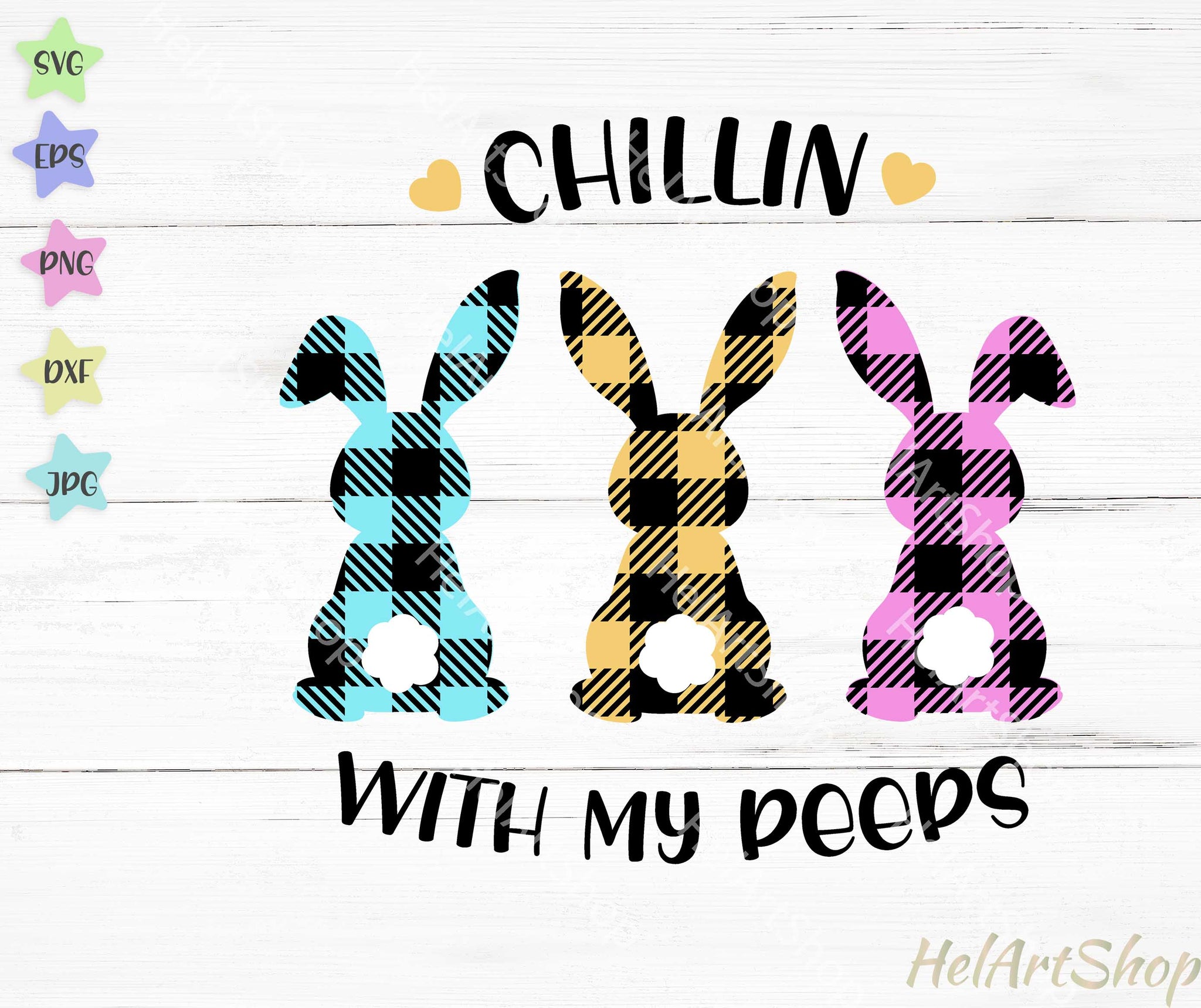 Download Chillin With My Peeps Svg Easter Svg Helartshop