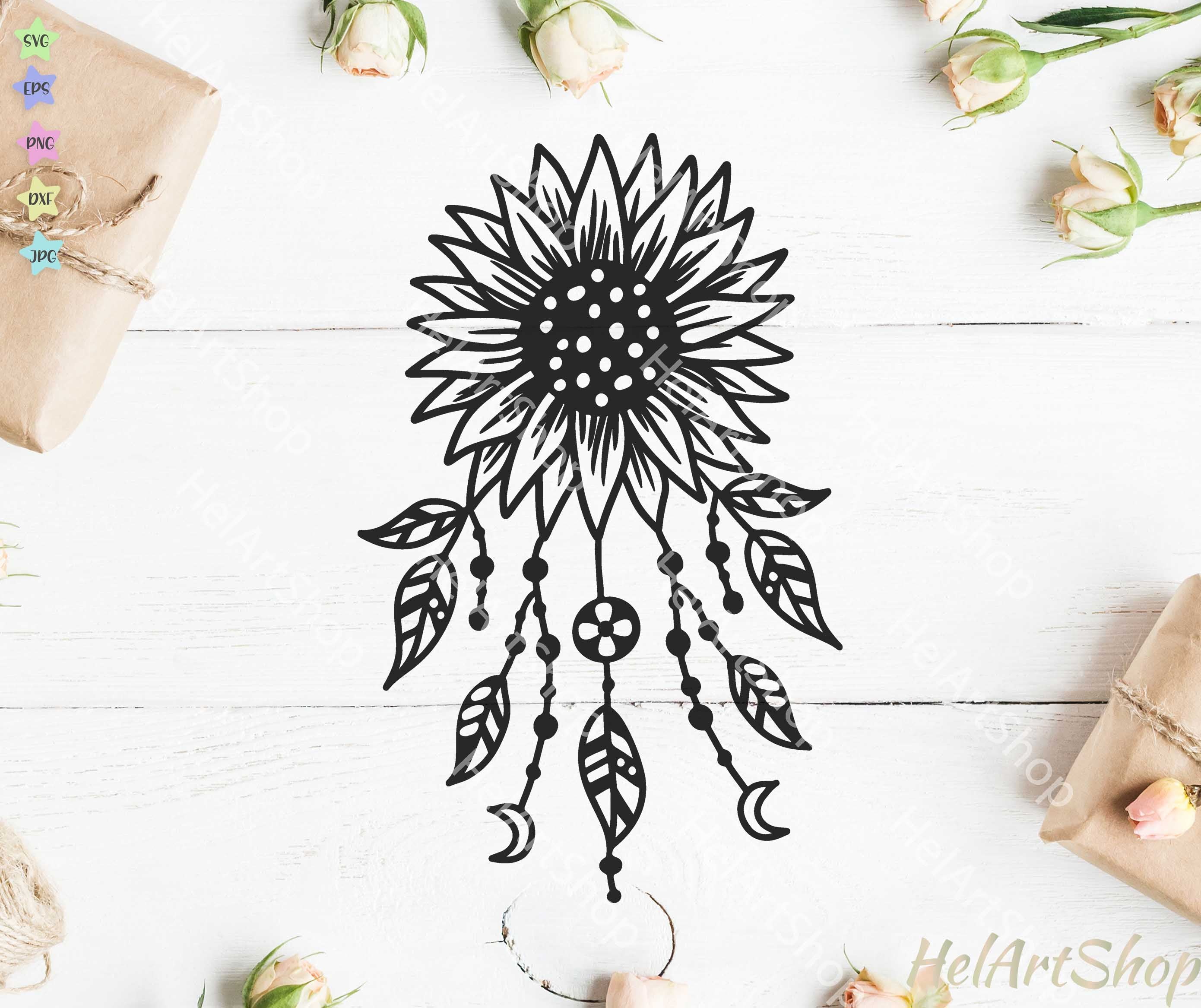 Free Free 318 Sunflower Butterfly Dreamcatcher Svg SVG PNG EPS DXF File