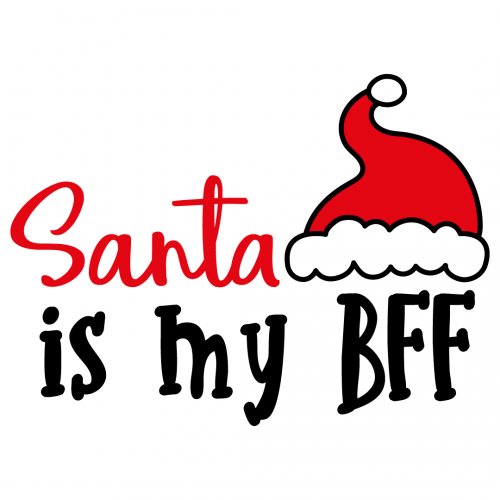 Download Santa Is My Bff Free Svg File Free Gift Free File Christmas Free Designsvg PSD Mockup Templates