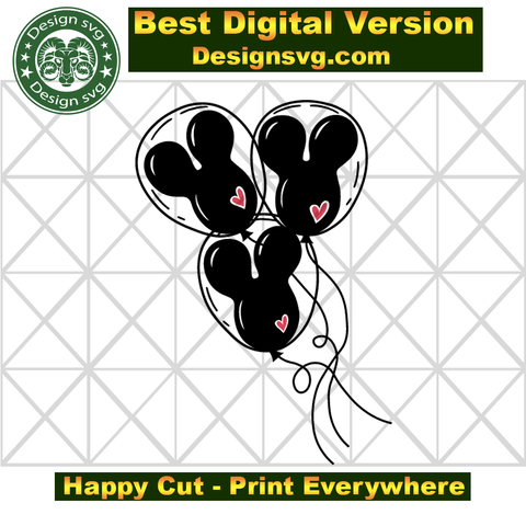 Free Free 172 Svg Mickey Balloons Disney Balloon Svg SVG PNG EPS DXF File