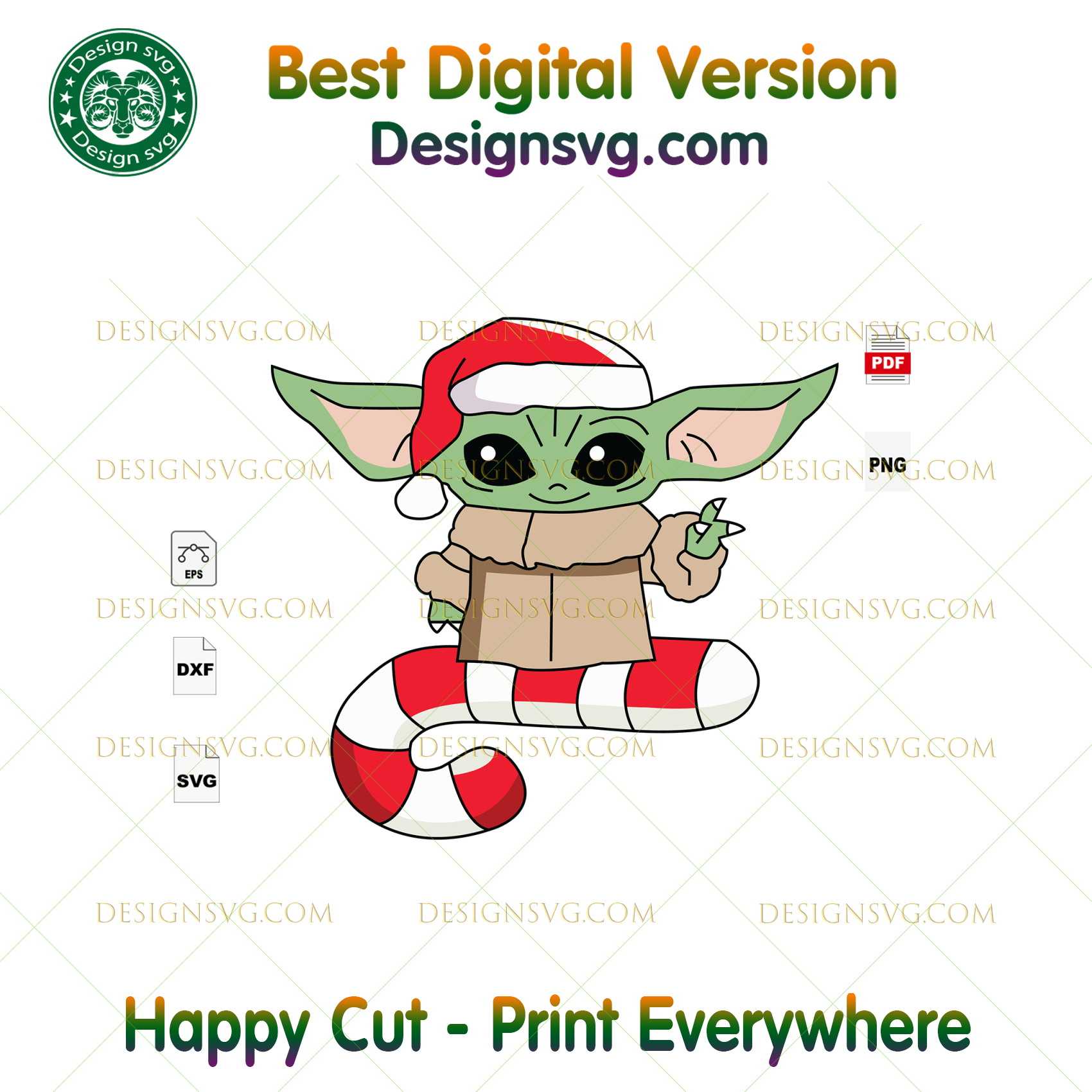 Download Svg Png Eps Dxf Jpg Ai Vector Qoutes File Christmas Baby Yoda Svg Svg File