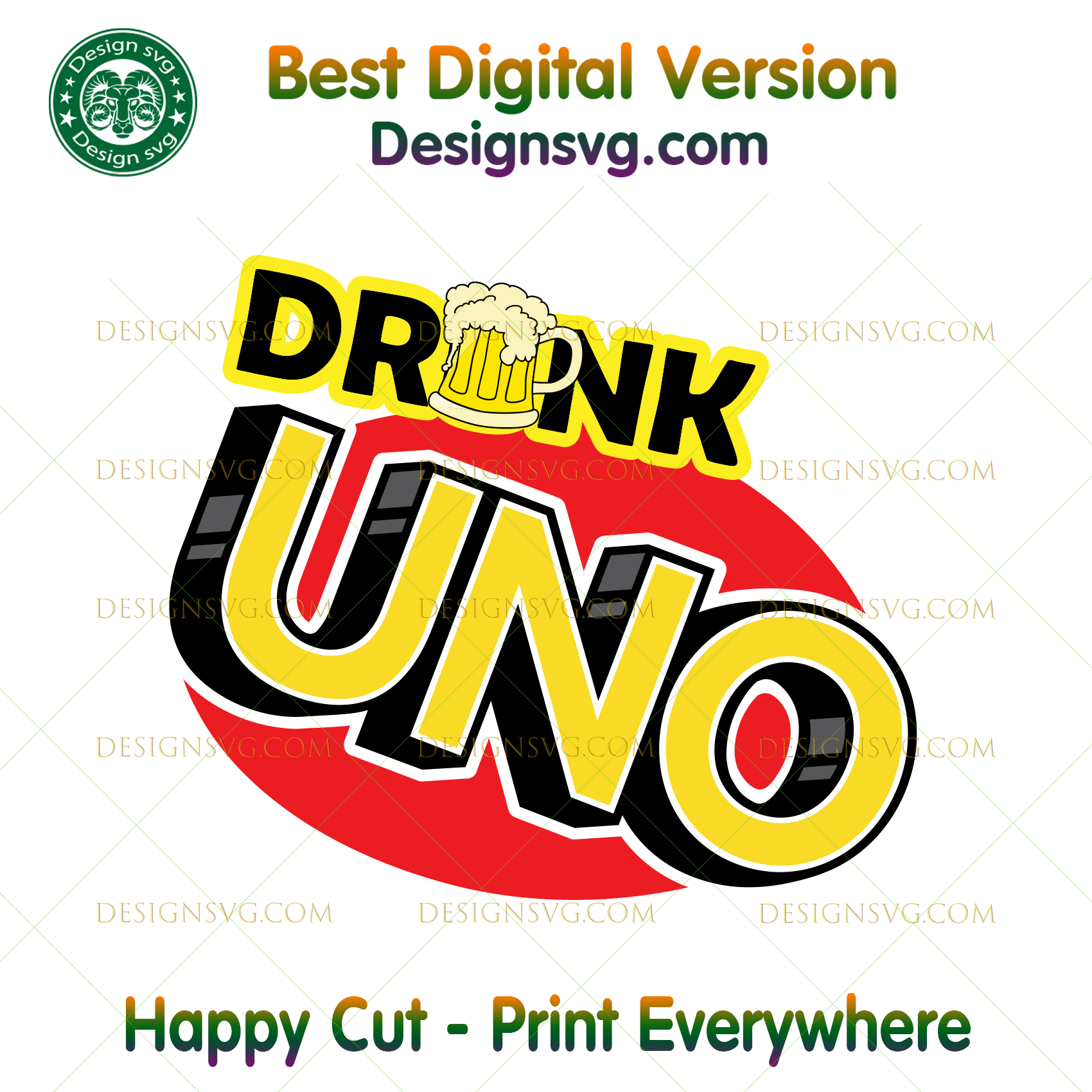 Drunk Uno Trending Svg Uno Svg Uno Fan Uno Card Uno Gift Uno Log Designsvg