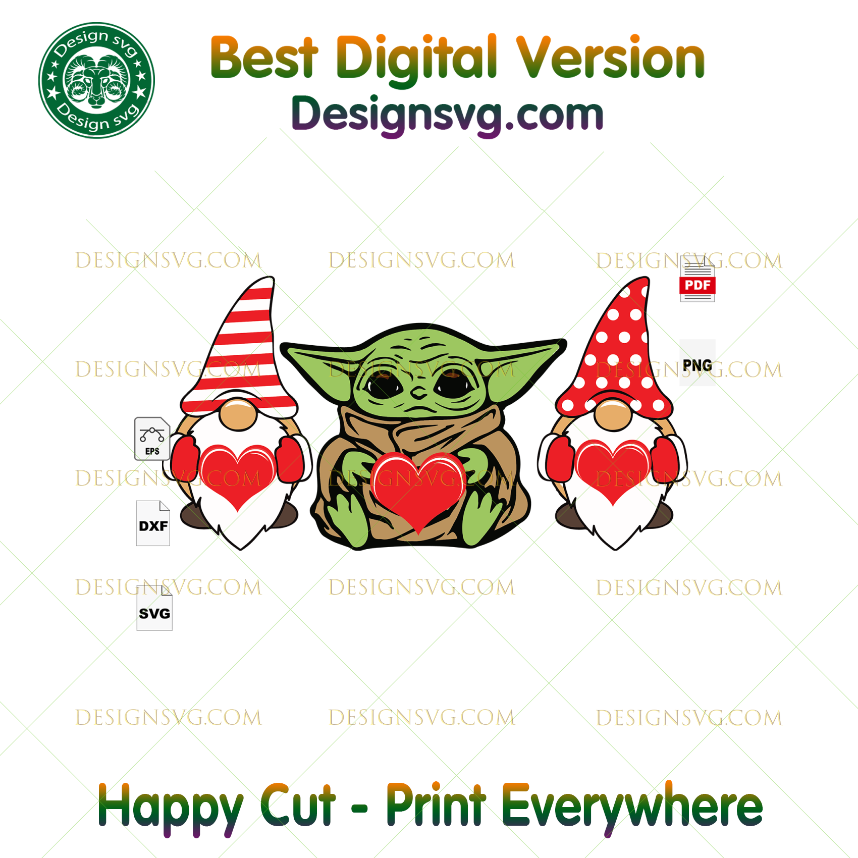 Download Gnomies And Baby Yoda Gnome Baby Yoda Buffalo Gnome Baby Yoda Svg Designsvg PSD Mockup Templates